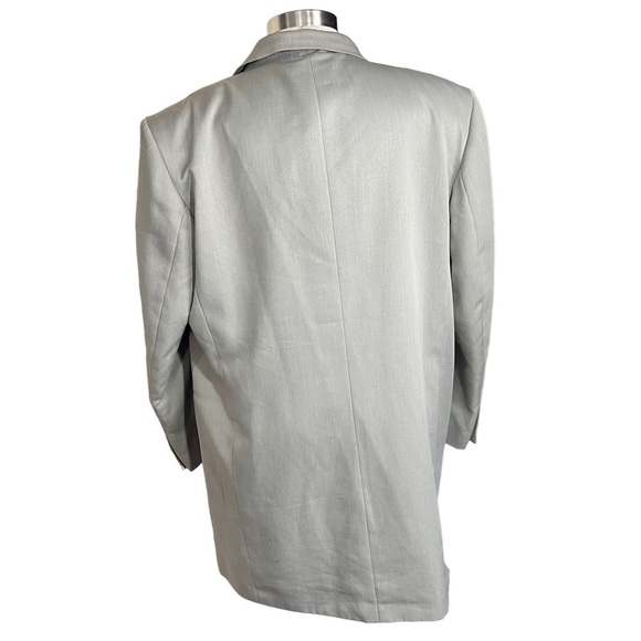 Geno Cappeli Men Light Green Taupe 4 Button Suit Jacket Sz 50L 41” L Blazer Coat - Picture 3 of 14